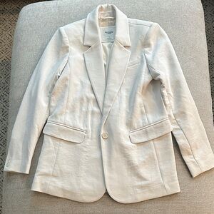 Abercrombie & Fitch Women's Off White/Ivory Blazer